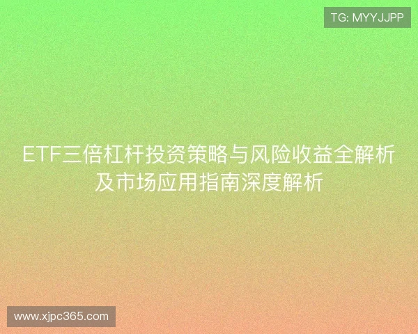 ETF三倍杠杆投资策略与风险收益全解析及市场应用指南深度解析